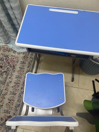 Hara, Furniture, SAR 100,  Kids Study Table With Chair Rectly Bought - 100 SAR