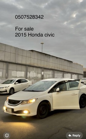 Jeddah, Vehicles, Cars & Trucks , SAR 19000,  Honda Civic,  2015,  Automatic,  380000 KM,  Perfect Fahas Valid
