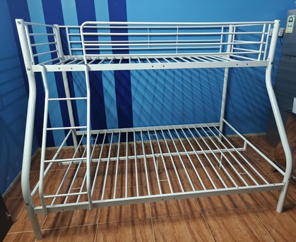 Al Naseem, Furniture, SAR 599,  Excellent Condition Durable And Safe Metal Bunk Bed 2+1 Capacity