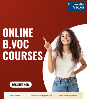 Mumbai, Education, Industry-Ready Expertise: Online B.Voc Courses