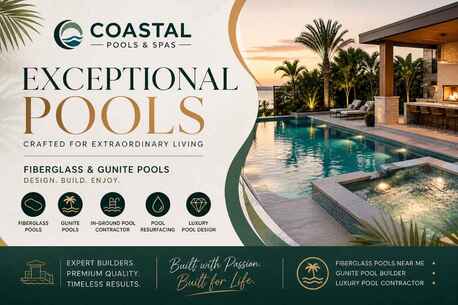 New York, Construction, Top Fiberglass Pool Builder For Durable Backyard Luxury Pools