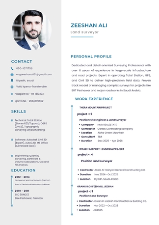 Riyadh, Job Seekers, Civil Surveyor / Land Surveyor - Expertise In Civil 3D & AutoCAD