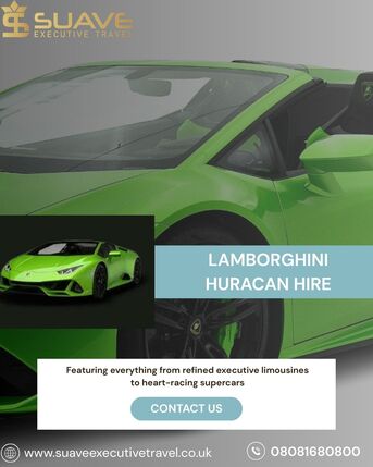 London, Travel, Can Lamborghini Huracan Hire Elevate Your Corporate Travel Experience?