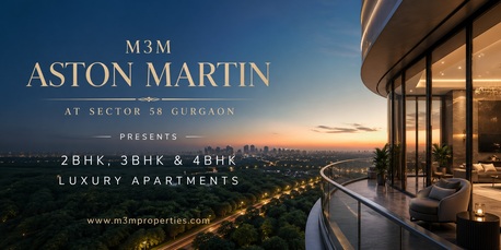 Gurgaon, Real Estate For Sale, M3M Aston Martin Sector 58 Gurgaon - A Landscape Of Joy