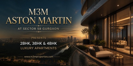 Gurgaon, Real Estate For Sale, M3M Aston Martin Sector 58 Gurgaon - A Landscape Of Joy