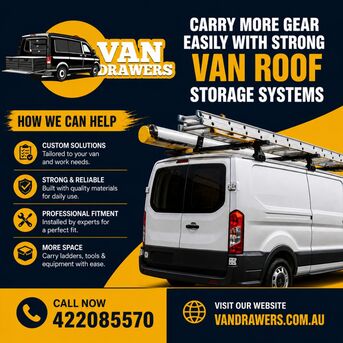 Sydney, Automotive, Carry More Gear Easily With Strong Van Roof Storage Systems