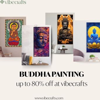Noida, Household Items, INR 2600,  Premium Buddha Painting For Elegant Home D&eacute;cor