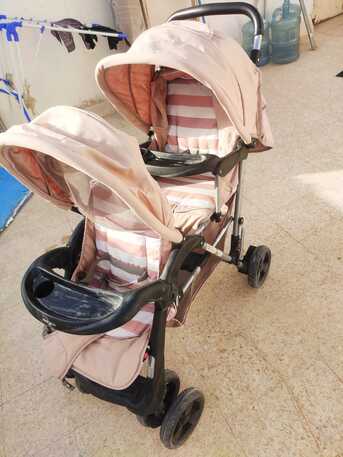 Riyadh, Baby & Kid Stuff, SAR 220,  Twin Baby Stroller For Sale