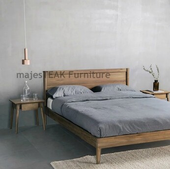 Kuala Lumpur, Furniture, MYR 2800,  Teak Bed Frame Malaysia -Vintage Bed