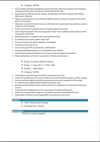 Riyadh, Job Seekers, Looking For Opportunity &ndash; Safety Officer (Aramco Experienced)