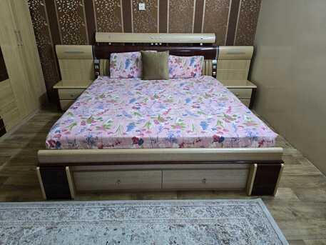 Riyadh, Furniture, SAR 2000,  Slighty Used Bed In Very Good Condition ( Without Mattress)