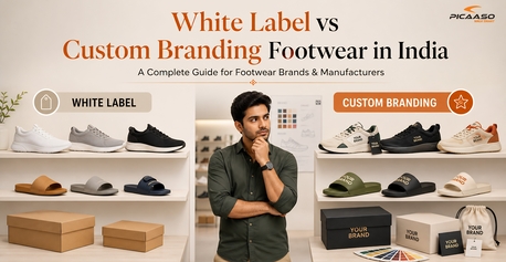 Rohini, Clothing & Accessories, White Label Vs Custom Branding Footwear In India