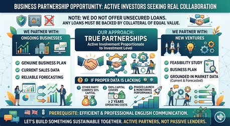 Manama, Business Partners, Active Investors Seeking Real Collaboration