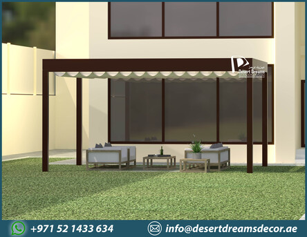 Springs, Farm & Garden, AED 1000,  Retractable Shades Pergola And Motorized Aluminum Pergola In Uae.