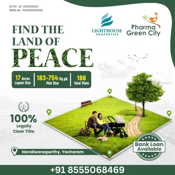 Mumbai, Residential Plots, INR 12500,  200 Sq. Yard,  Pharma Green City &ndash; DTCP & RERA Approved Open Plots