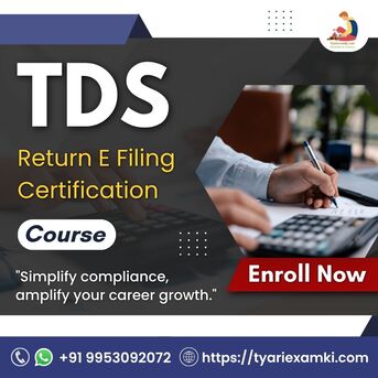New Delhi, Lessons Offered, TDS E Filing Certification Course