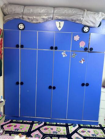 Jubail, Furniture, SAR 1000,  Furniture Items Including Kids Bunk Bed, Kids Wardrobe (3 Compartment Almira), Shelfs
