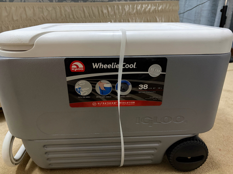 Jubail, Household Items, SAR 110,  Travel Cooler With Wheel