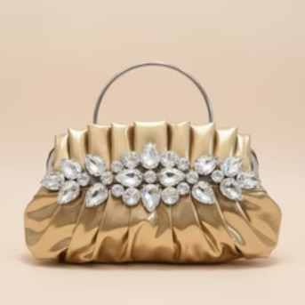 New Delhi, Clothing & Accessories, INR 999,  Gold Clutch Bags For Women | Buy Gold Clutch Online For Wedding & Party