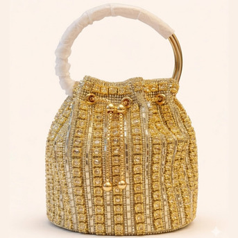 New Delhi, Clothing & Accessories, INR 999,  Gold Clutch Bags For Women | Buy Gold Clutch Online For Wedding & Party