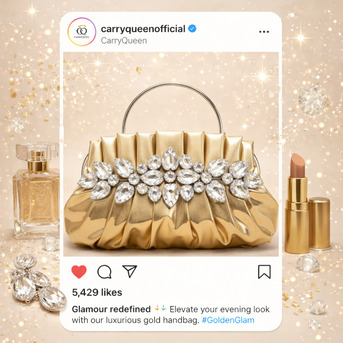 New Delhi, Clothing & Accessories, INR 999,  Gold Clutch Bags For Women | Buy Gold Clutch Online For Wedding & Party