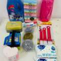 BHD 4,  Laundry Liquid  Cleaning Scourer With Brush 3+1ps Kitchen Sponge 6ps Water Bottle  PASTRY