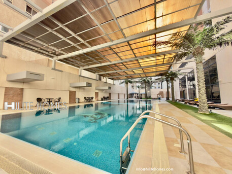 Kuwait City, Apartments, Flats, Houses & Villas, KWD 550/month,  2 BR,  Seaview Two Bedroom Semi Furnished Apartment For Rent In Sabha Al Salem