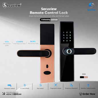 Doha, Electronics, QAR 620,  Secuview Smart Home Door Lock With Remote Control