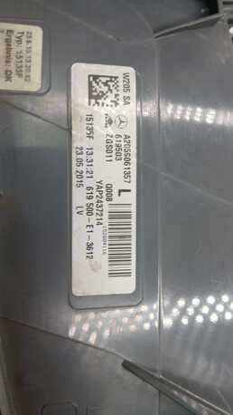 Bangkok, Auto Parts, THB 6435,  MERCEDES W205 C-CLASS REAR LEFT PASSENGER SIDE LED TAIL LIGHT A2059061357 :