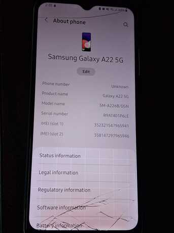 Dammam, Electronics, SAR 50,  Samsung Galaxy A22