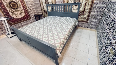Al Rehab, Household Items, SAR 1500,  IKEA Double Bed With Brand Mattress (never Used)
