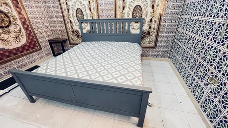 Al Rehab, Household Items, SAR 1500,  IKEA Double Bed With Brand Mattress (never Used)