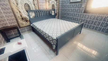 Al Rehab, Household Items, SAR 1500,  IKEA Double Bed With Brand Mattress (never Used)