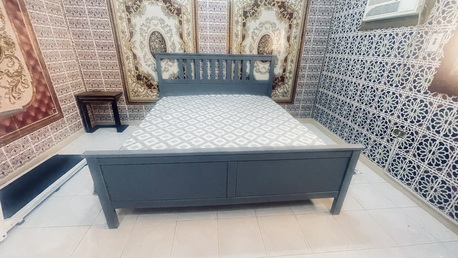 Al Rehab, Household Items, SAR 1500,  IKEA Double Bed With Brand Mattress (never Used)