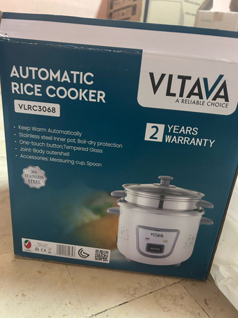 Riyadh, Household Items, SAR 80,  Low Price | 2.2L Rice Cooker With Box | Only 4 Months Used | Excellent Condition | 100
