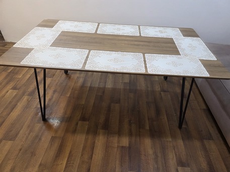 Hara, Furniture, SAR 450,  8 Chair Family Dining Table ( Without Chairs)