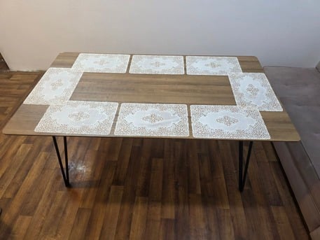 Hara, Furniture, SAR 450,  8 Chair Family Dining Table ( Without Chairs)