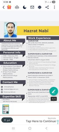 Muharraq, Job Seekers, Land Surveyor And Civil Supervisor