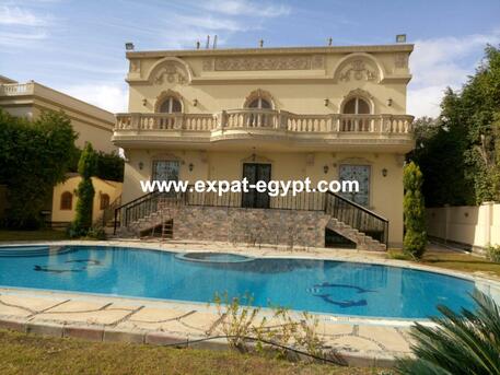 6TH Of October City, Villas, USD 4000,  Furnished,  1000 Sq. Meter,  4226-Luxury Villa For Rent In Rawda, 6 Th Of October City , Giza , Egypt .