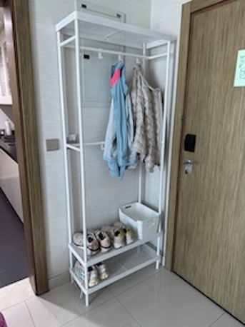 Olaya, Furniture, SAR 400,  IKEA COAT RACK+STORAGE SYSTEM+SHOE RACK-MACKAPAER.MITTZON.NIPASEN BUNDLE - Great Condition
