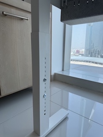 Olaya, Furniture, SAR 500,  IKEA DESK & UNDER DESK STORAGE - MITTZON.TROTTEN - Great Condition