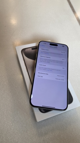 Dammam, Mobile Phones, SAR 3200,  IPhone 15 Pro Max Battery 99
