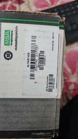 Riyadh, Industrial Machinery, 1234,  MSA    ALTAIR H2s Devise MSa  ALTAIR Single Gas Detector H2S