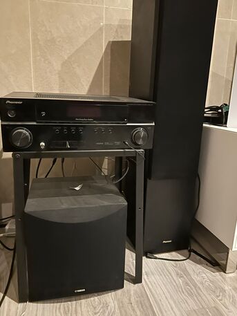 Khobar, Home Audio, SAR 2000,  Pioneer Receiver - Home Theatre 5.1 With 2 Subs - Crazy For Cinema