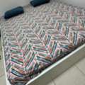 SAR 500,  Ikea Bed And Side Table For Sale. 180 X 200 With Mettress