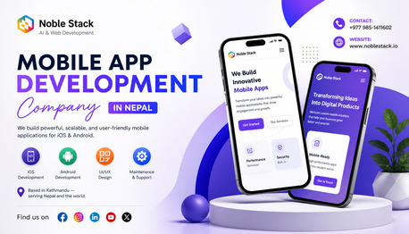 Kathmandu, Mobile Apps, Mobile App Development Company In Nepal - Noble Stack