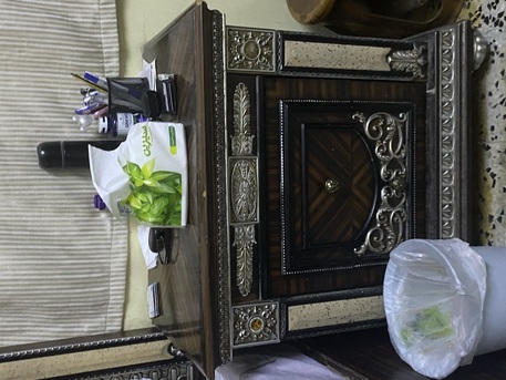 Riyadh, Furniture, SAR 600,  Bed Set (Bed, Side Table, Dressing, And 6doors Cupboard
