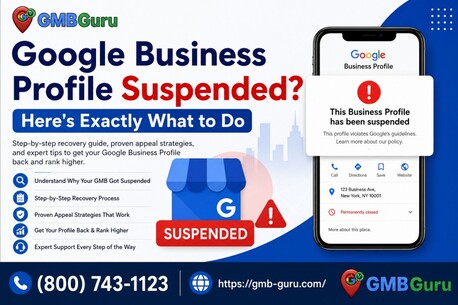 New York, Business, Google Business Profile Suspended? Here