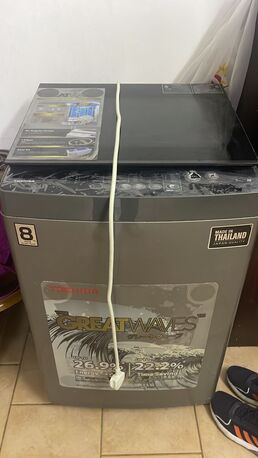 Riyadh, Appliances, SAR 750,  Washing Machine - Top Load - Automatic - 8kg - Thoshiba