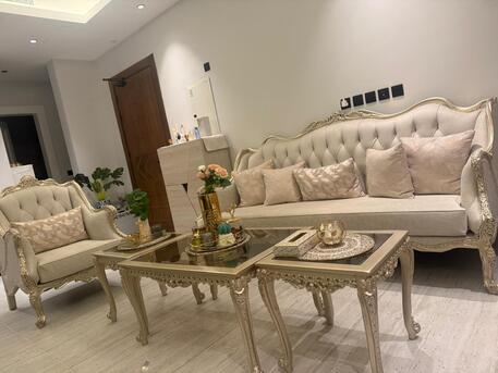 Riyadh, Furniture, SAR 4200,  8-Seater Sofa Set &ndash; Excellent Condition (Barely Used)